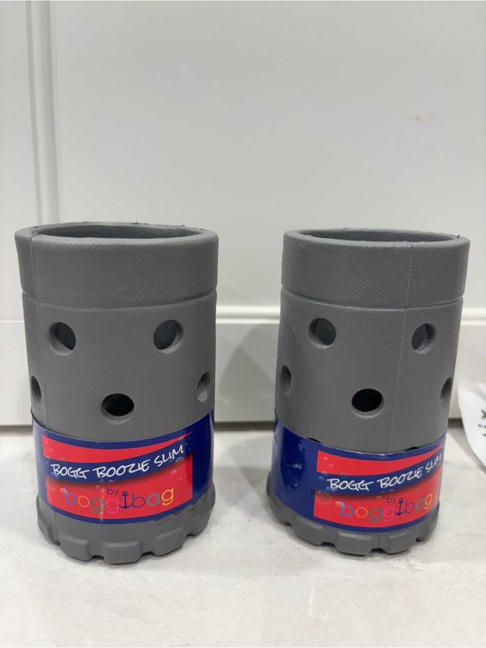 NWT Bogg Boozie Slim Beverage Holder Set of 2 in Fogg